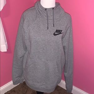 nike cow neck hoodie